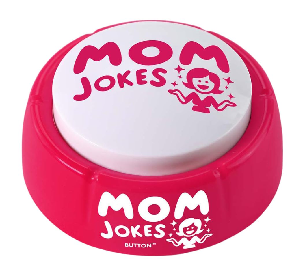 Talkie Toys Products Mom Jokes Button | 40 Funny Mom Jokes | Ultimate Talking Button Gift for Mothers