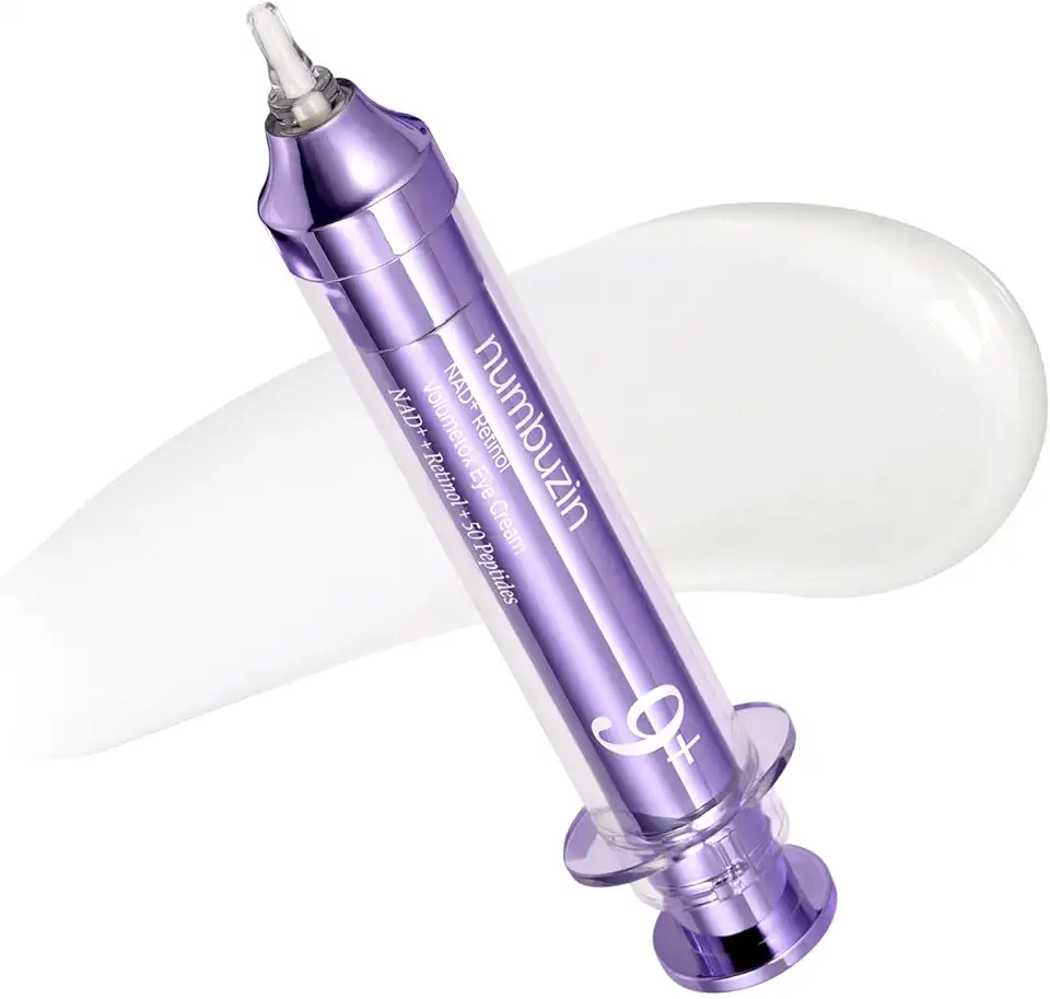 Creme para Área dos Olhos com Retinol e NAD+, Peptídeos e Niacinamida, Trata Rugas, Olheiras e Flacidez, Firmador e Iluminador