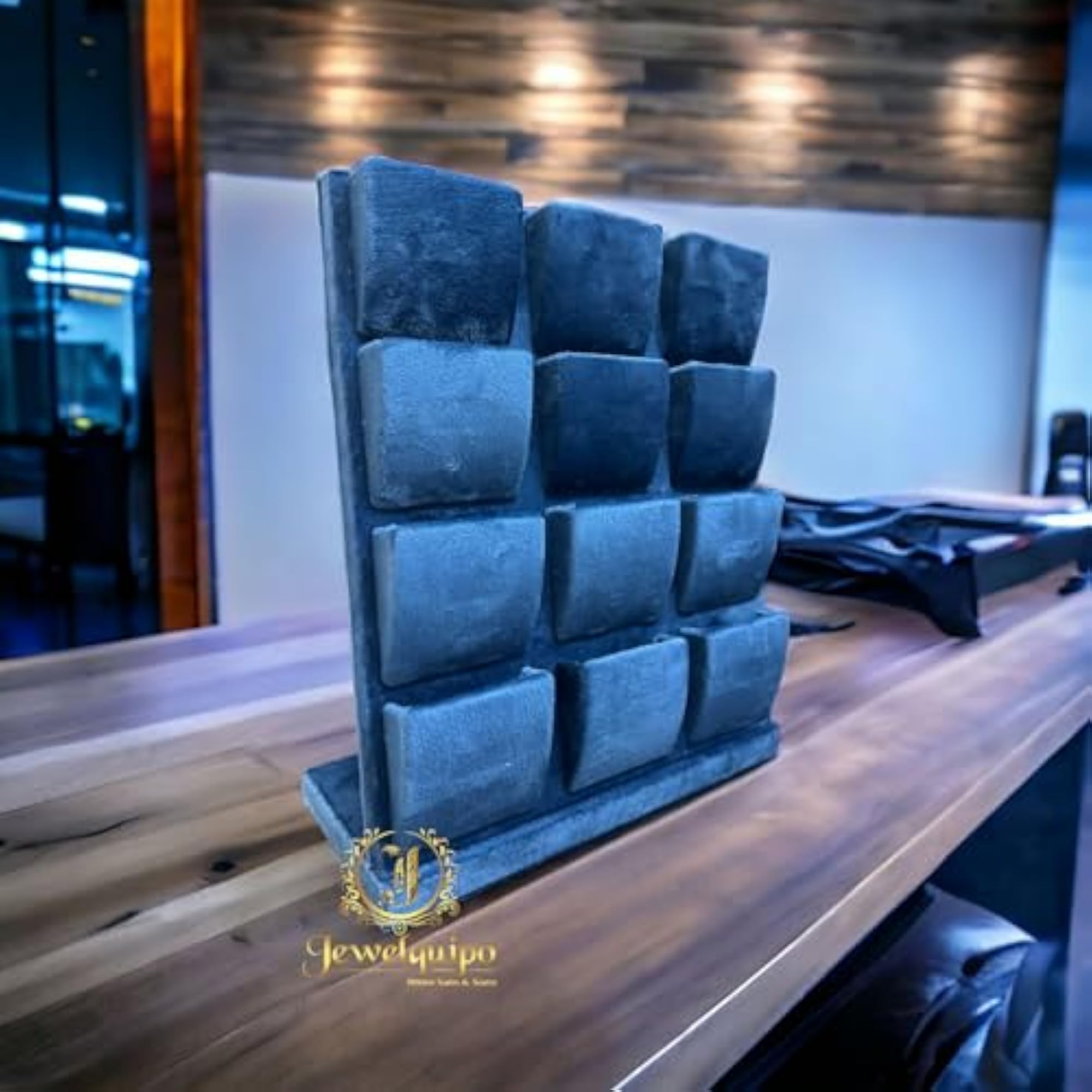 Suede Earring Display Tray, Elegant Organiser