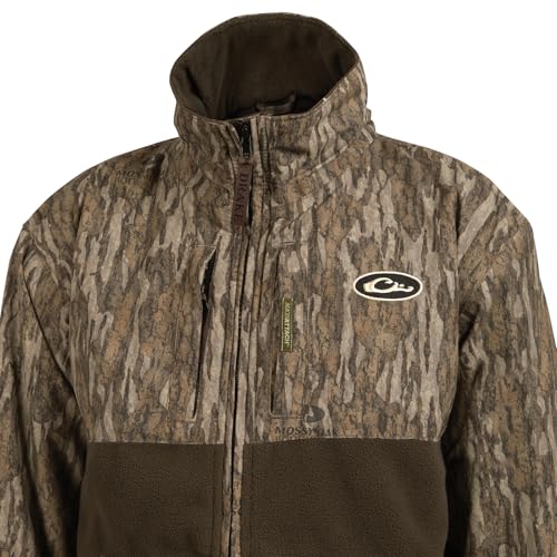 Drake Waterfowl Youth MST Eqwader Warm Moisture-Wicking Fleece Lined Waterproof Windproof Breathable Full-Zip Outdoor Jacket3