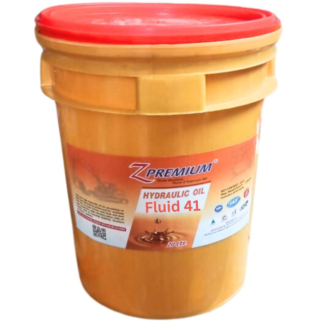 ZPremium Hydraulic Oil Fluid 41 High-Performance Hydraulic Oil Superior Anti-Wear Lubricant for Industrial Machinery and Compressors 10 Ltr.