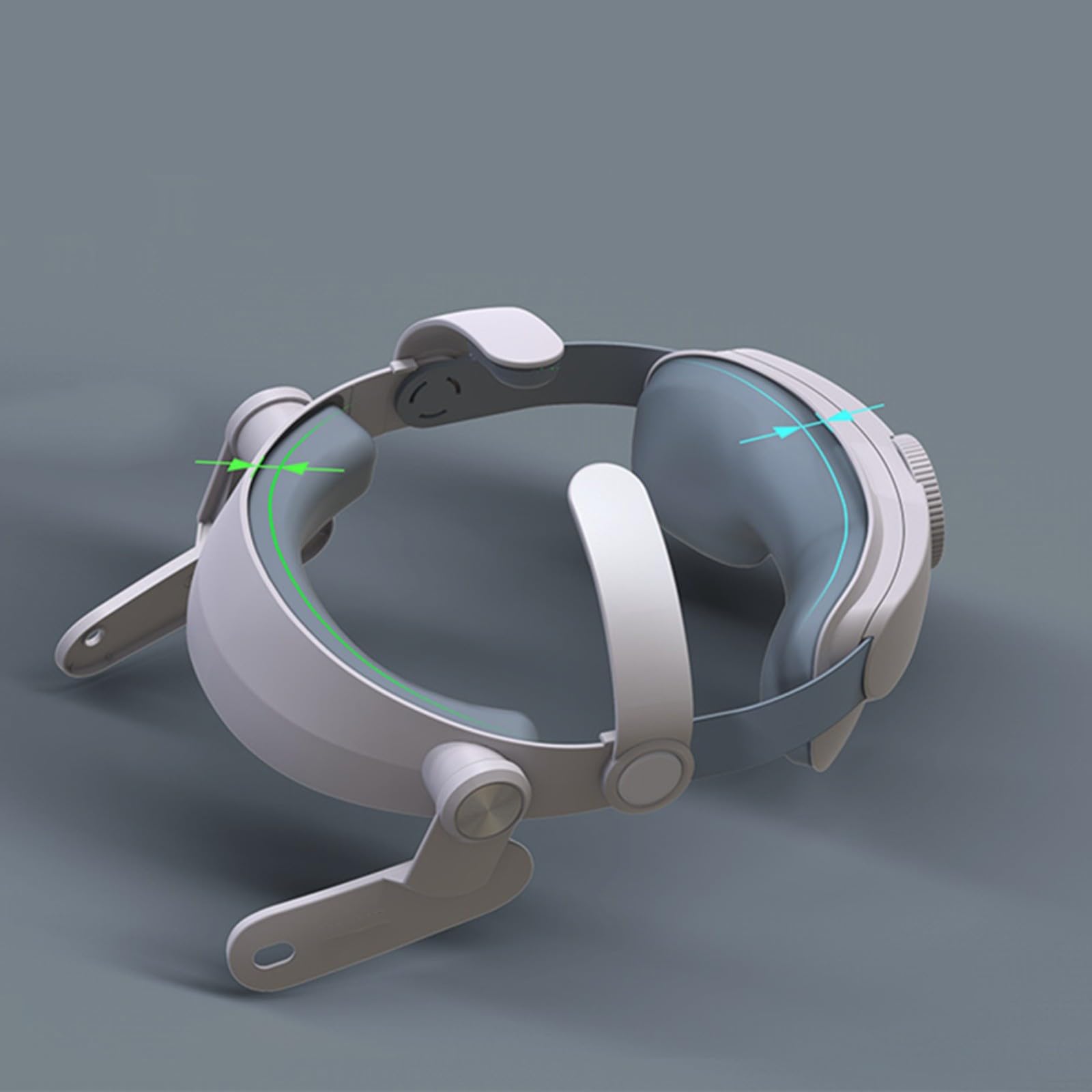Vr Head Strap per Meta 3/3S, alimentato a batteria con carica Dualboost, regolazione rapida, parte di ricambio per cuffie da gioco di lunga durata (T300 Regular)