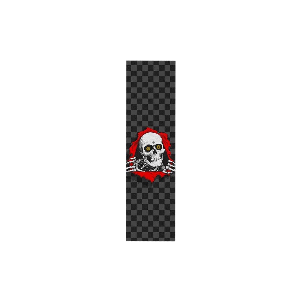 Powell Peralta Ripper Checker Grey 9"x33" Grip Skateboard