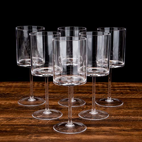 Classic Acrylic Premium Quality Plastic Tumblers |Set of Clear, 6 Each: 15-Ounce, Dishwasher Safe - Thumbnail 3