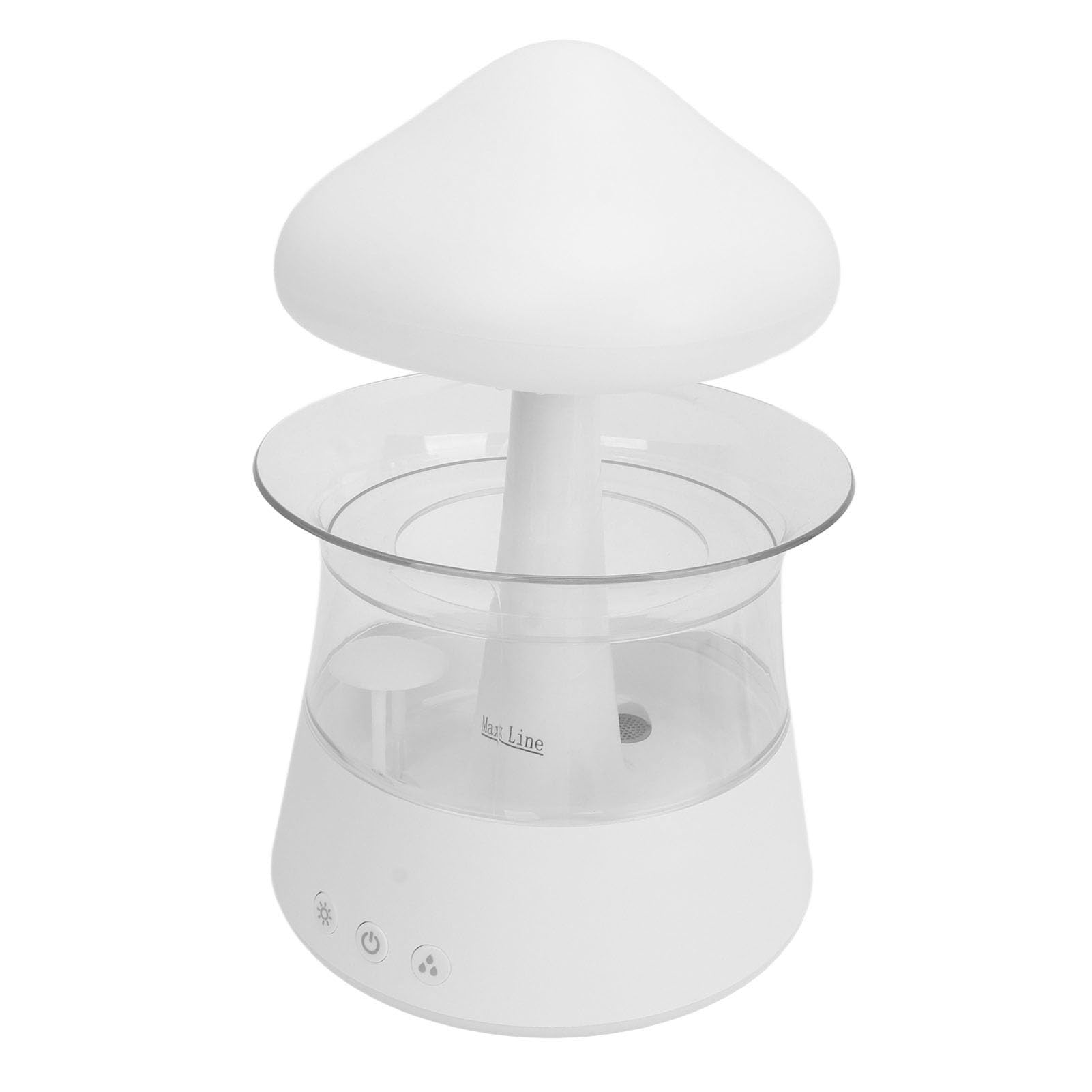 Bewinner Diffuseur de Champignons avec Humidificateur de Nuage de Pluie, Simulateur de Pluie Goutte à Goutte d'eau à 7 Couleurs Changeantes, Diffuseur d'huiles Essentielles 'aromathérapie pour