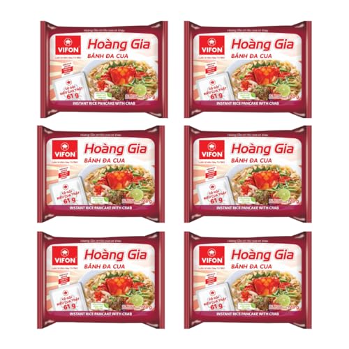 VIFON Hoang Gia Instant Brown Rice Noodles with Crab (Banh