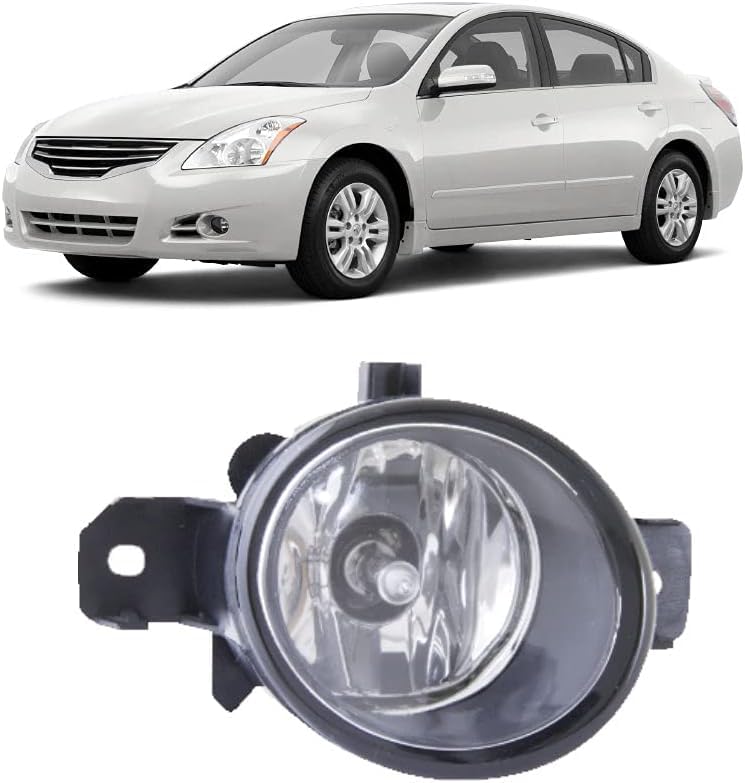 CONCEPT AUTOMOTIVE LIGHTS Compatible With 2010 2011 2012 Nissan Altima Halogen Fog Lights Left & Right Side