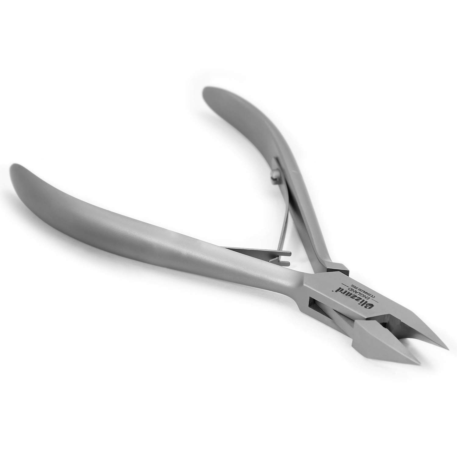 Blizzard - Ingrown Toenail Clippers in Arrowhead - Professional Podiatry Instrument - German Stainless Steel 13cm - CE Approved Foot Care Tool with Free Nail Straightener
