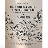 North American Cryptids & Magical Creatures - Coloring Book 1945097019 Book Cover