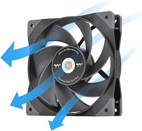 Miniatura 4 de Thermaltake SWAFAN GT12 Ventilador de refrigeración de PC, 3 tipos de aspas de ventilador desmontables, alta presiónalto flujo de aireinvertido