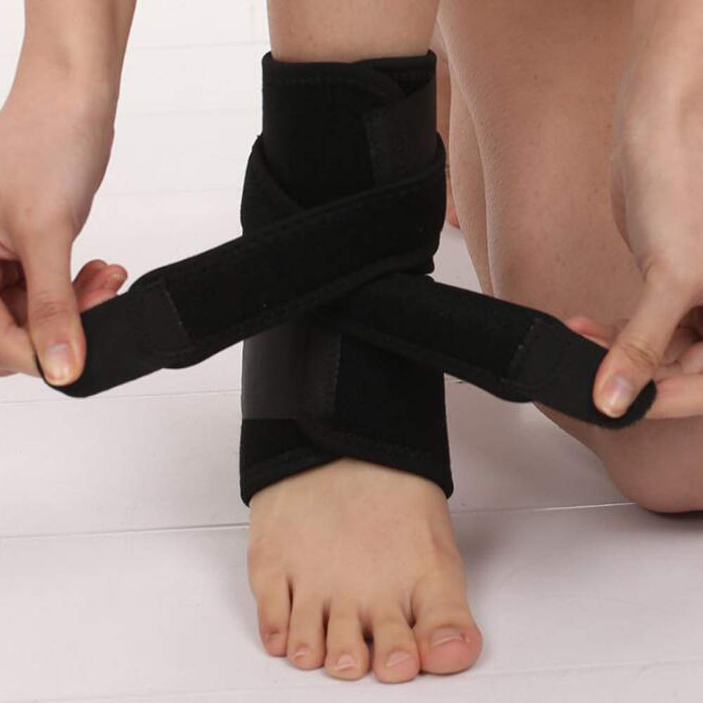 Attelle de cheville, enveloppe de support de pied ajustable pour sport, football, cyclisme, fitness de cyclisme
