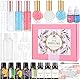 JUYRLE Parfüm Selber Machen Set, Perfume Oil Making Kit, Kreative Bastelset Erwachsene DIY mit Ätherisches Öl, Mini Düfte Set Mit Klein Sprühflasche, Als Geschenk für Damen