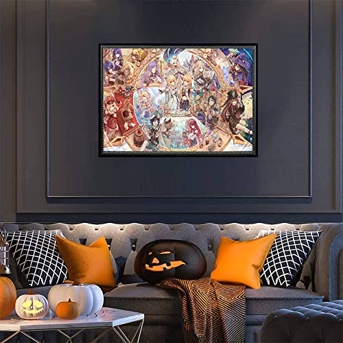 Puzzle 1000 Pezzi per Adulti, Puzzle Genshin