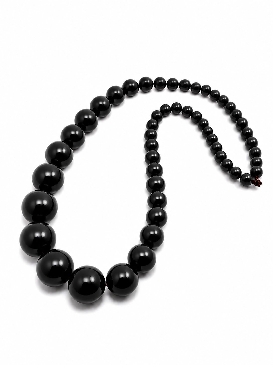 Black Wooden Beaded Jewellery, Handcrafted, Vibrant Colours, Stylish Accessory-image-38