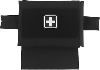 2-in-1 Micro Med Kit Medical Pouch Tactical Mini First Aid Pouch Empty Small IFAK Pouch Compact Medical Pouch EDC Bag with Tourniquet Holder |MOLLE Belt IFAK Micro Trauma Kit Pouch - SABADO