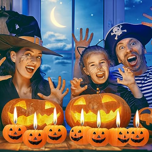 Jutom 20 Pcs Halloween Pumpkin Candles 1.6"x 1.8" Mini Pumpkin Candles Bulk by Jutom - Used condition - Image 6