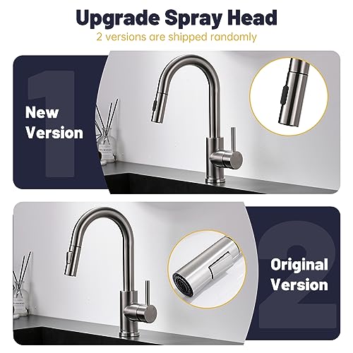 Appaso APS323-BN Bar Sink Faucet, Stainless Steel Kitchen Faucet thumb #1