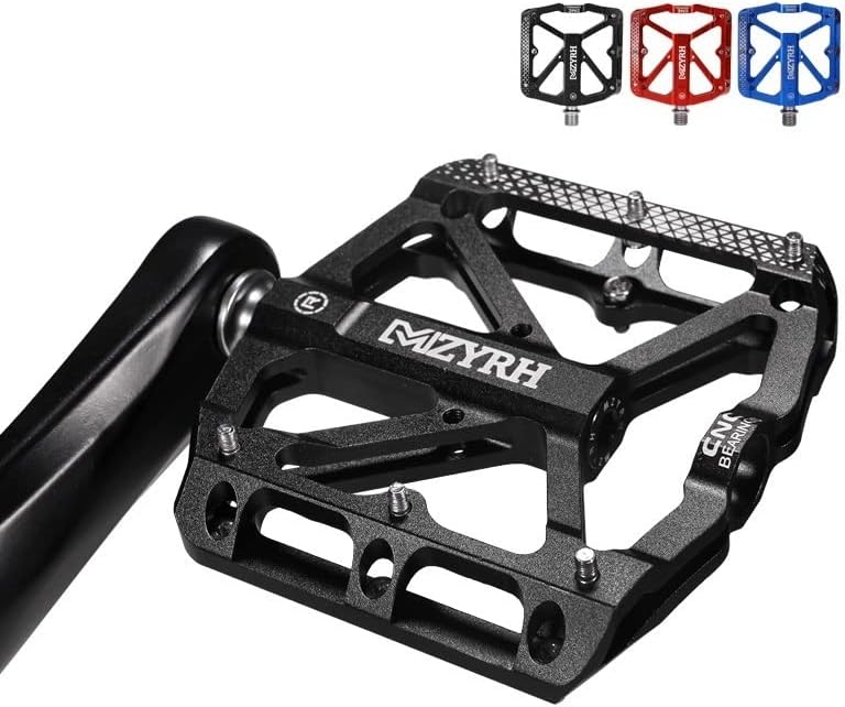 Miniatura 2 de Bike Pedals Bicycle Pedal 3 Bearings Non-Slip MTB Pedals Aluminum Alloy Bike Pedals Applicable Waterproof Bike Accessories Mountain Bike Pedals
