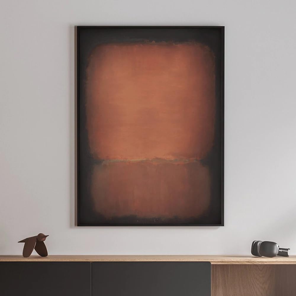LTjiajuypd Canvas Prints Poster Mark Rothko Wall Art Print Abstract Mural For Living Room Bedroom Office Home interior Decoration(60x85cm)