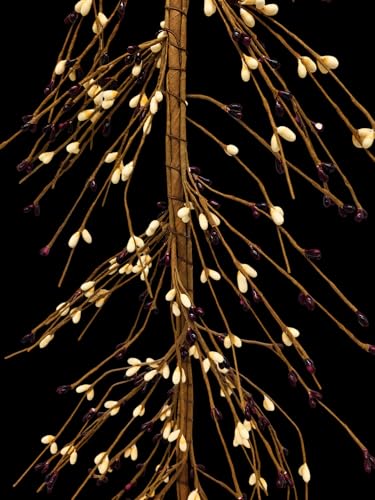 Evron-International-EV-C13-Primitive-Pip-Berry-Garland-in-Burgundy-and-Cream Evron International EV C13 Primitive Pip Berry Garland in Burgundy and Cream