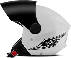 CAPACETE ABERTO MIXS WAY BRANCO TAM. 60 VIS. FUMÊ
