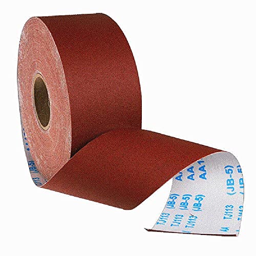 ExcInter Sanding Abrasive Sandpaper Roll Polishing Grinding Emery Flexible Cloth for Metal Wood Tools (180 Girt,1 Meter x 115mm)