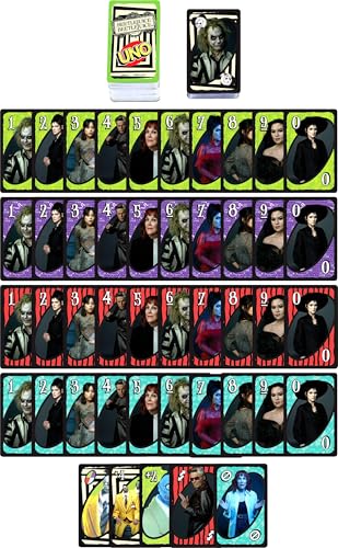 Mattel Games UNO Beetlejuice Beetlejuice Kartenspiel für Kinder, Erwachsene & Familie mit Deck & Sonderregel, inspiriert vom Film – Bild 6