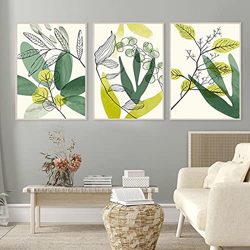 Boho Plante Feuillage art mural pour habiller vos grands murs blancs