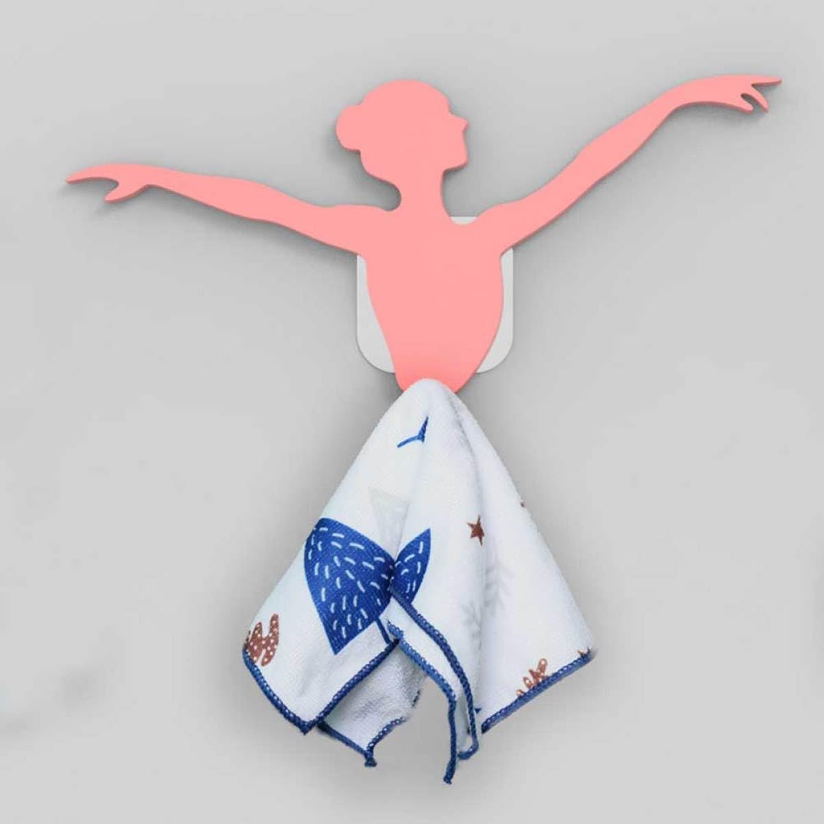 Alipis 4piezas Ganchos De Pared De Bailarina Creativos Para Colgar Toallas Paño De Limpieza y Diseño Elegante Para Decoración De Baño o Habitaciones