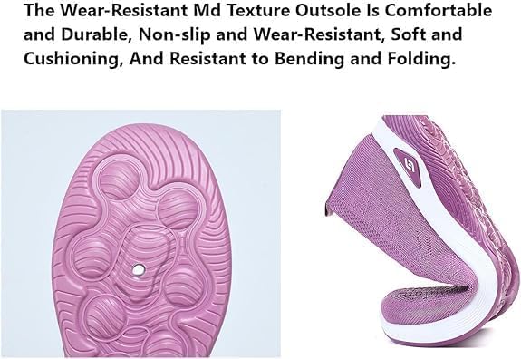 Women Wide Width Breathable Walking Comfortable Slip on Sneakers Lightweight Sneaker Nurse Shoes Arch Support Sneakers Breathable Soft Running Shoes Anti Skid Sports Diabetic Foam Shoes4