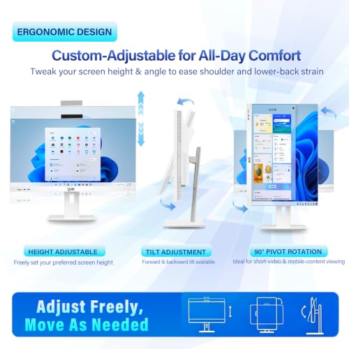 Image of All‑in‑One Desktop PC, 27‑inch 2K QHD 120Hz IPS Display