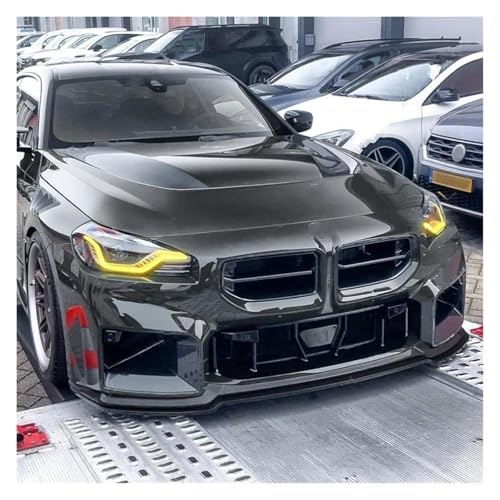 Lèvre de pare-chocs avant pour BMW M2 G87 2023+ noir brillant