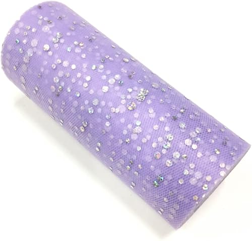 Miniatura 9 de Rollo de tul con lentejuelas con purpurina, decoración de boda, suministros de organza para fiestas de cumpleaños, carrete de tela, vestido tutú de