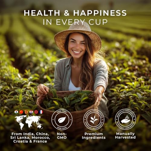 Image of Her Wellness Tea Pod Gift Set (16 Count) - 7 Flavors Assorted Variety Pack | Chamomile Lavender, Citrus Mint, Turmeric Ginger, Hibiscus, Milk Thistle, Dreamtime, Passion Fruit, for Women, Non-GMO