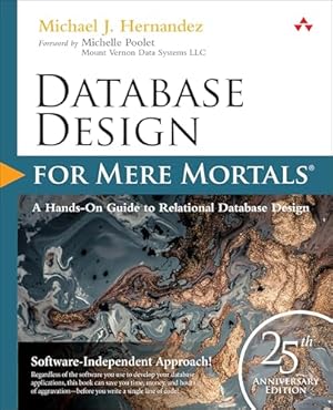 Book cover Database Design for Mere Mortals: 25th Anniversary Edition