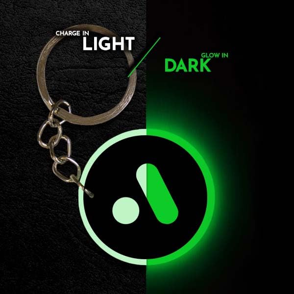 Image of Mi Glow Store | Glow in the Dark Keychain | Bike Logo