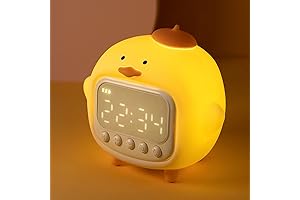 Cute Duck Alarm Clock Night Light X Wake Up Lamp X LED...