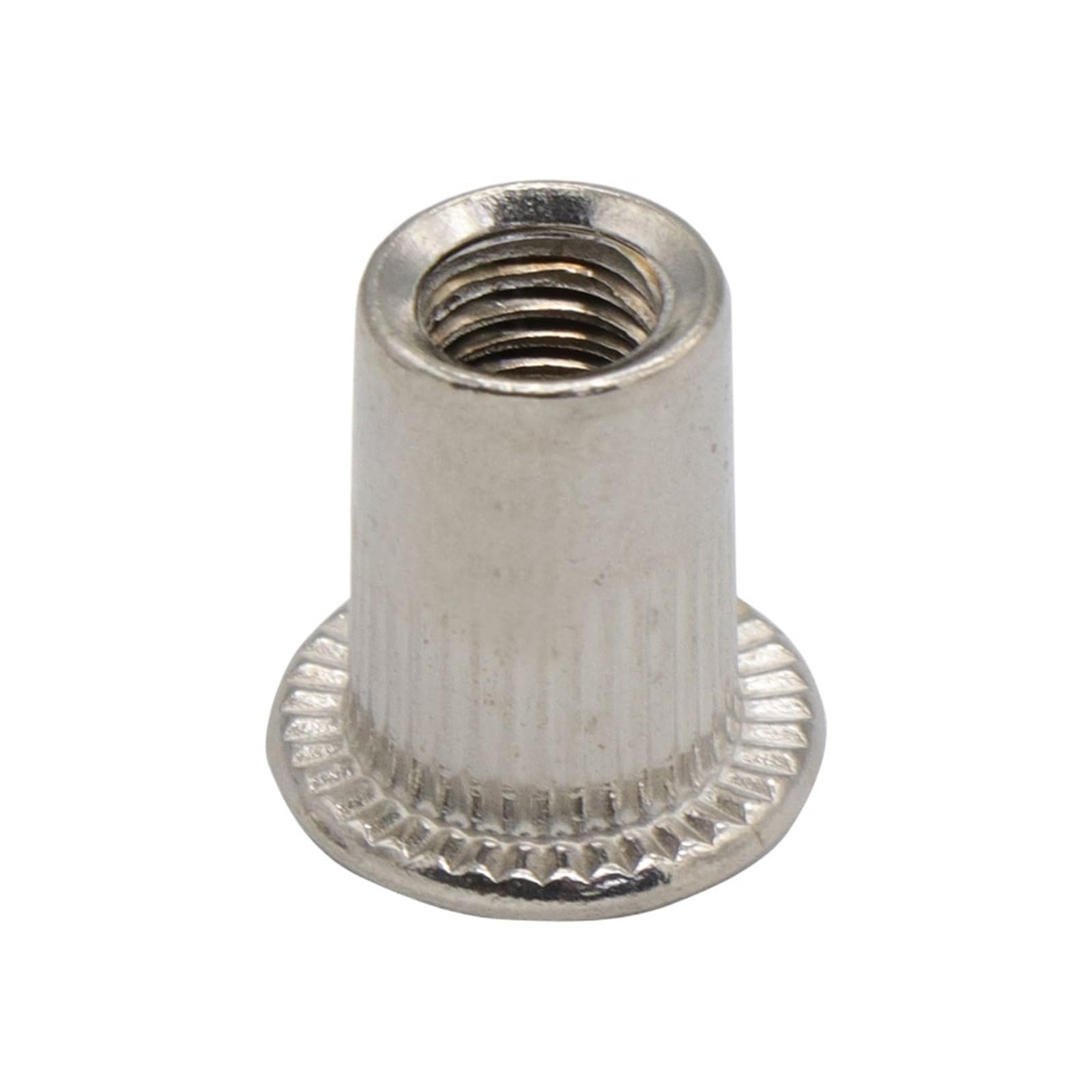 304 Stainless Steel Carbon Steel Aluminum Flat Countersunk Head Rivet Nut Insert Rivnut Nutsert 50pcs M3 M4 M5 M6 M8 M10(M10)