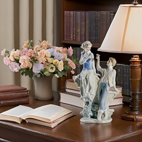 MTME Porcelain Figurine, Lady with Flowers, Memorabilia, Wedding Gifts, Statue Home Decor (Marry me) - Image 6