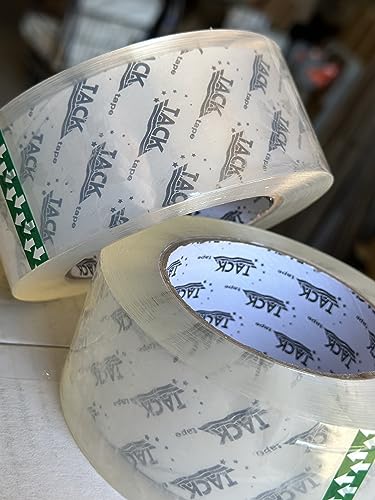 Image of Clear Packaging Tape 2 mil Thick Refill, Moving, Storage & Shipping Tape with 3 inch Core - Clear to Core (6 Rolls - 864 Yards Length) 2 inch x 144 yds