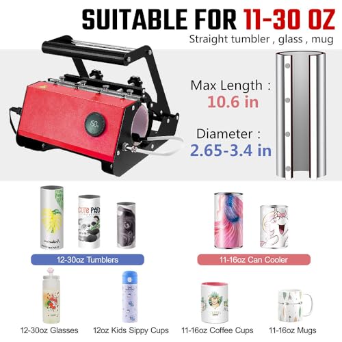 Image of MY PRINT | Shipper Press Sublimation Machine | Shipper Bottle | Water Bottle | Ceramic Mug | for Business Supplies [Sipper Bottle Press]