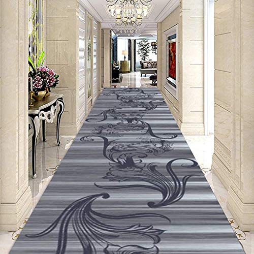 Alfombra larga para pasillo y escaleras transitable con estilo tradicional 3