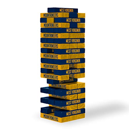 Image of Wild Sports NCAA Pro Football Tabletop Stackers Block Game for College Football Fan, Dorm Game, Tailgate