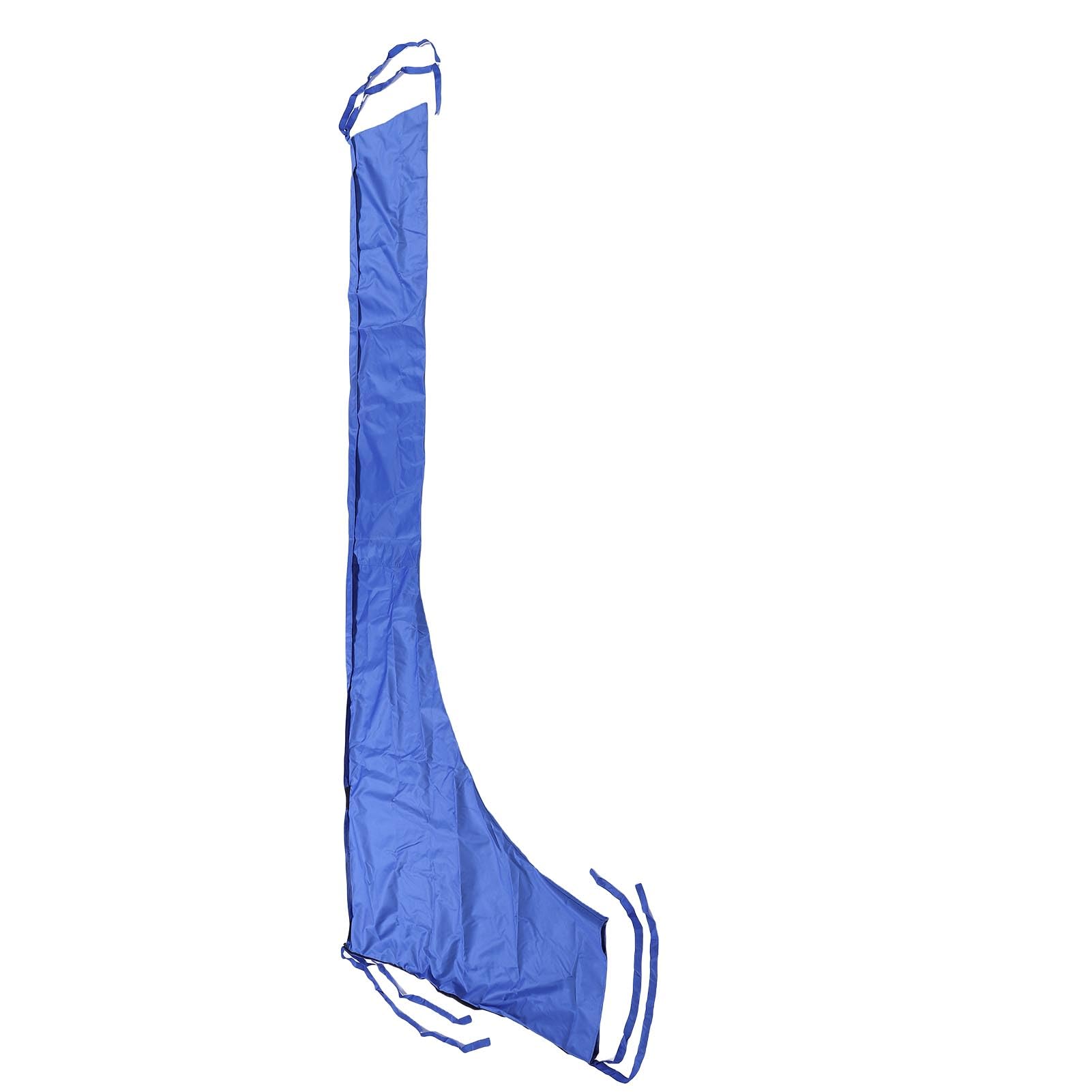 SUNGOOYUE Pokrowiec na żaglówkę 600D Oxford Pokrowiec na Wysięgnik 8-9 Stóp z Regulowanymi Paskami Ochrona Przed wodą i Słońcem do Przechowywania łodzi Dokowanie Przyczepie (8-9 stóp)