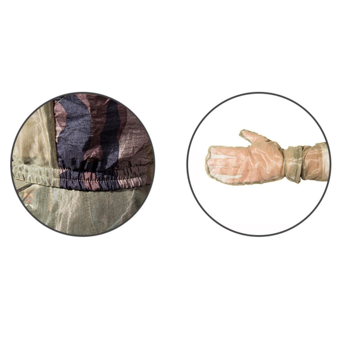 Combinaison Anti-insectes 3 Pièces Unisexe en Tissu à Mailles Ultrafines, Veste, Pantalon et Moufles Protecteurs pour Randonnée et Activités Extérieures