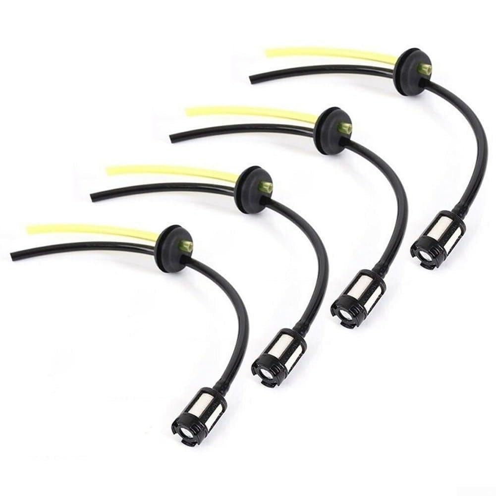 3mm Fuel Hose Pipe For Petrol Trimmer Replacement Fuel Line With Filter 5mm Od For Easy Installation Petrol Fuel Hose 3mm Id 5mm Od For Outdoor Use