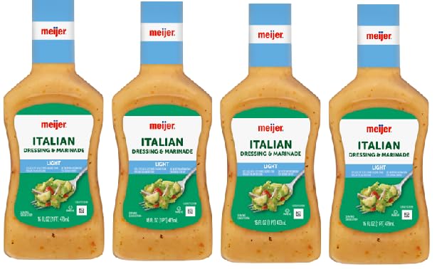 Light Italian Salad Dressing & Marinade (4 Bottles,16 oz. each)