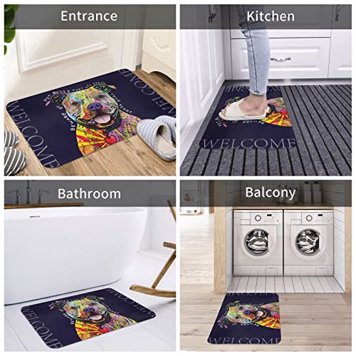 Tapis entrée pitbull décoratif pour protéger le sol chaud - 6