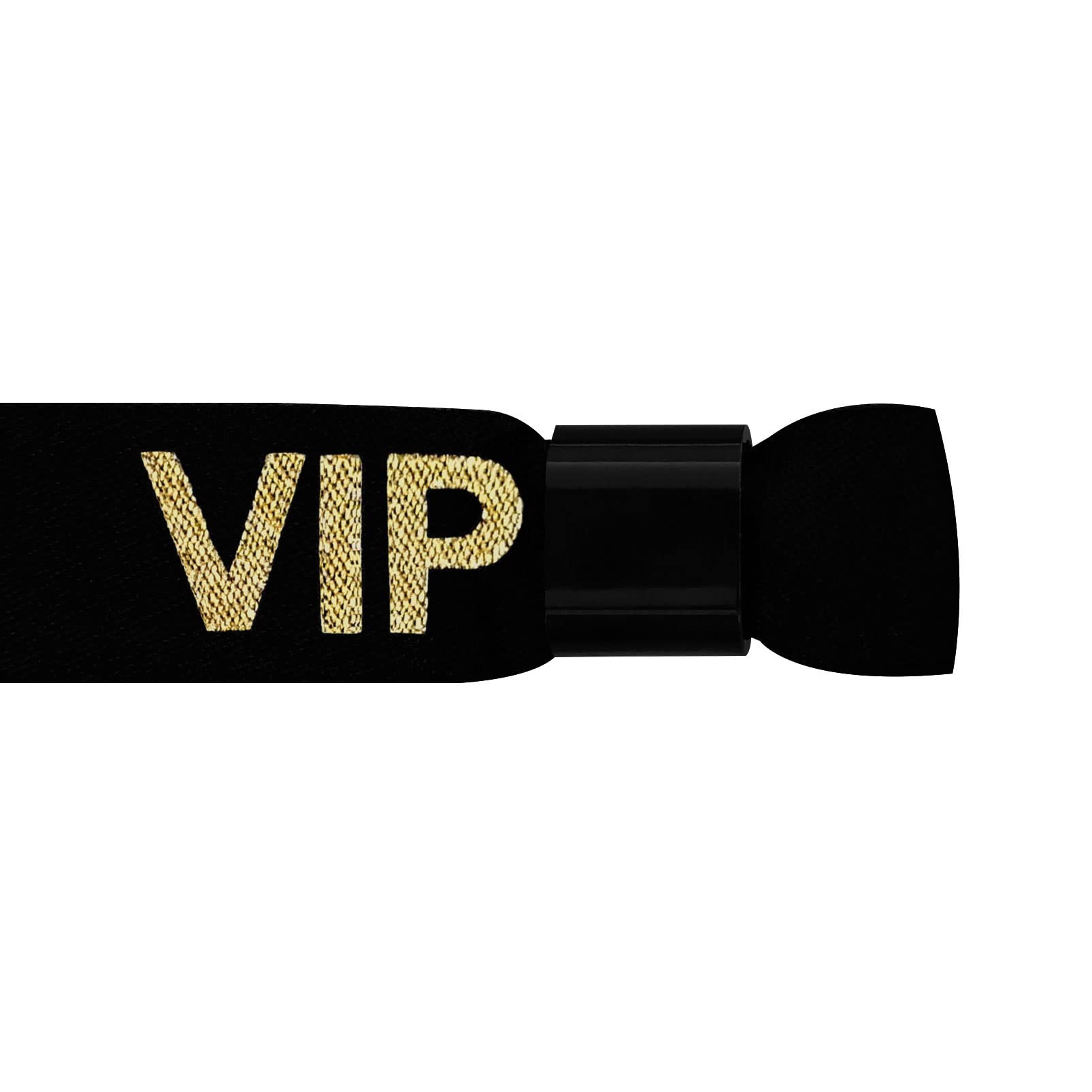 Braccialetti in tessuto per eventi motivo VIP, braccialetti di identificazione (100)