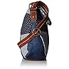 Sakroots-Foldover-Crossbody Sakroots womens Foldover Crossbody Bag Cotton Canvas, Multifunctional Purse With Adjustable Strap Zipper Pockets Sustainable Durable Design, Navy Spirit Desert, One Size US
